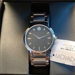 Movado Gravity Black Dial Stainless Men’s watch
